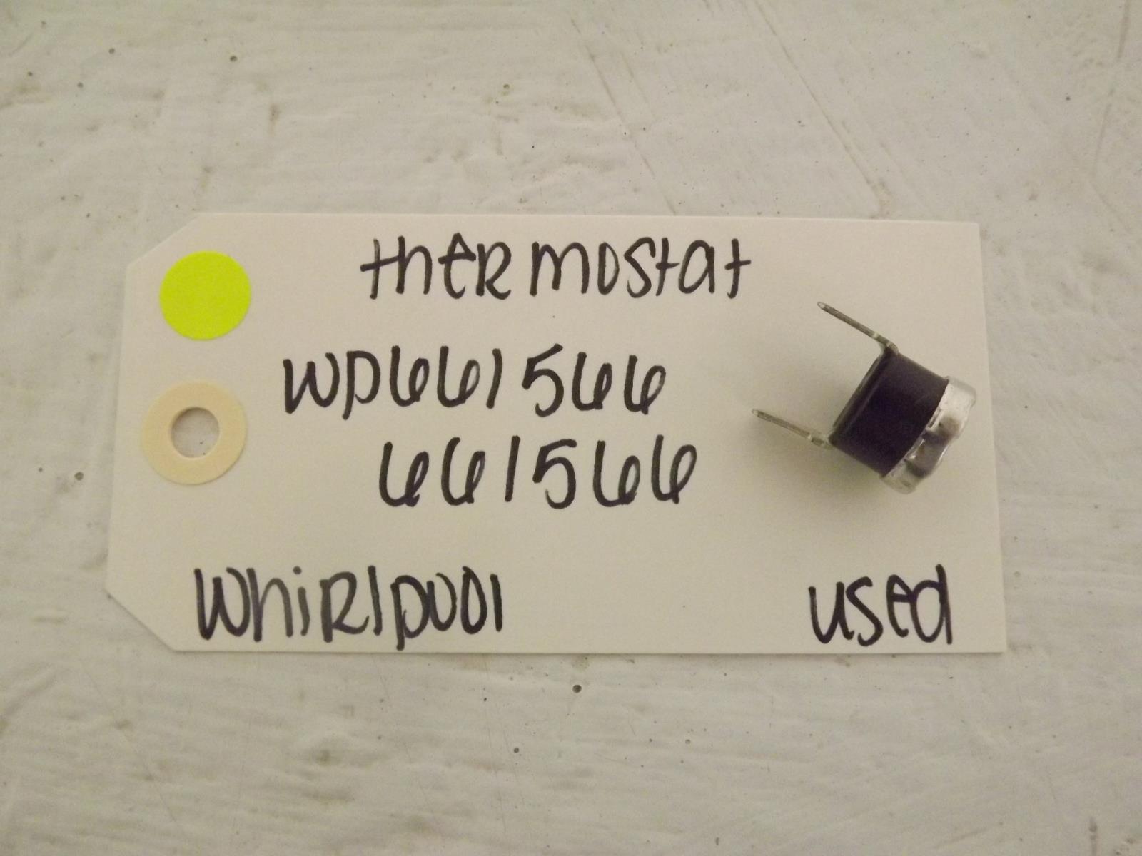 Whirlpool Washer WP661566 661566 Thermostat Used Whirlpool Washer WP661566 661566 Thermostat Used